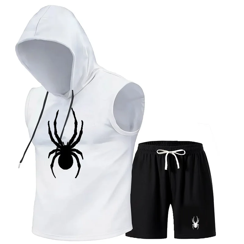 Men'S Fashion V Neck T Shirts - Set Dua Potong Pria Musim Panas,
