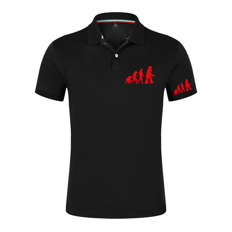 Men'S Fashion Evolution - Kaos Polo Kerah Pria Warna Solid