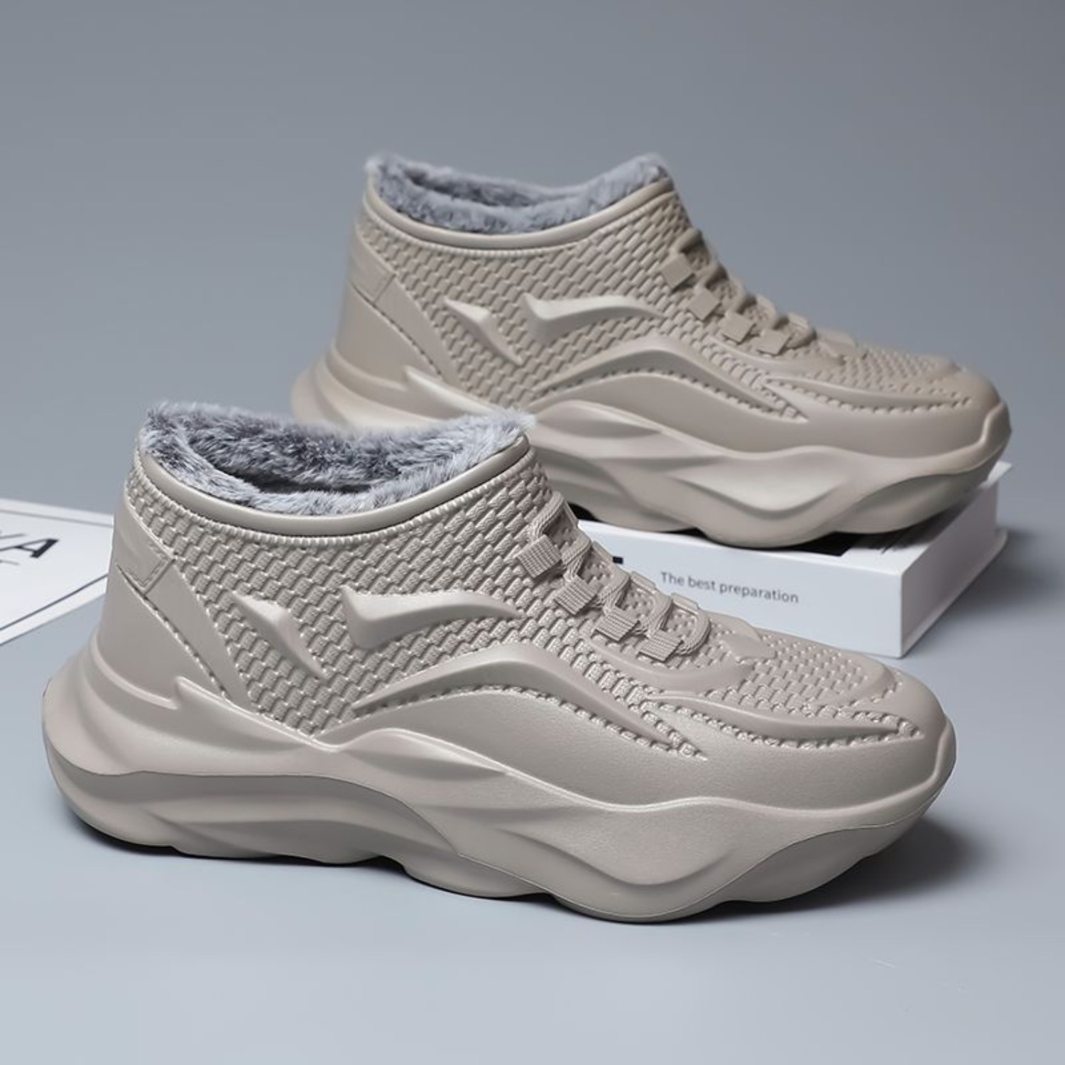 Men'S Fashion Line - Sepatu Bot Salju Anti Selip Tahan