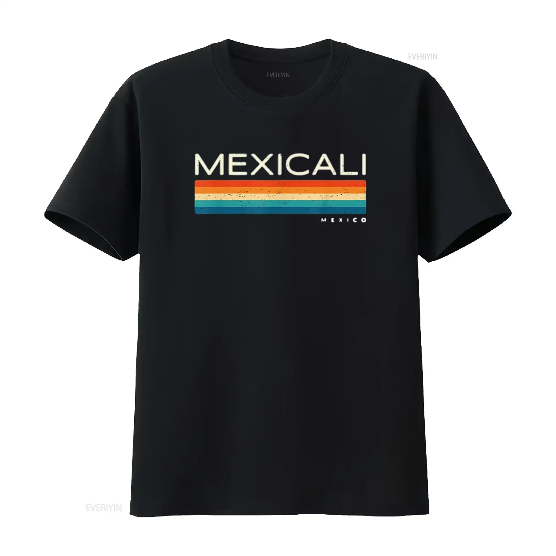 Mens Fashion Mexicali - Kaos Wanita Desain Retro Mexicali Meksiko