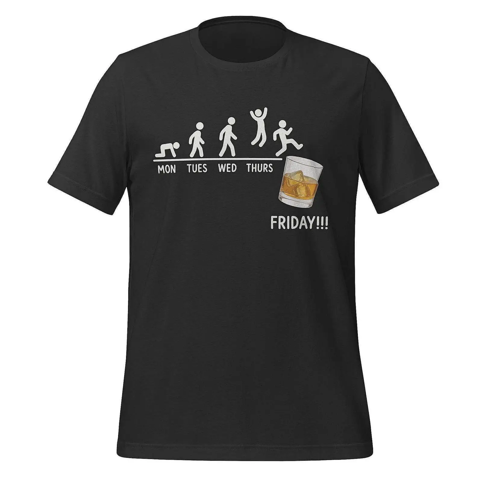 Men'S Fashion Evolution - Kaos Whisky Lover T Shirt Funny