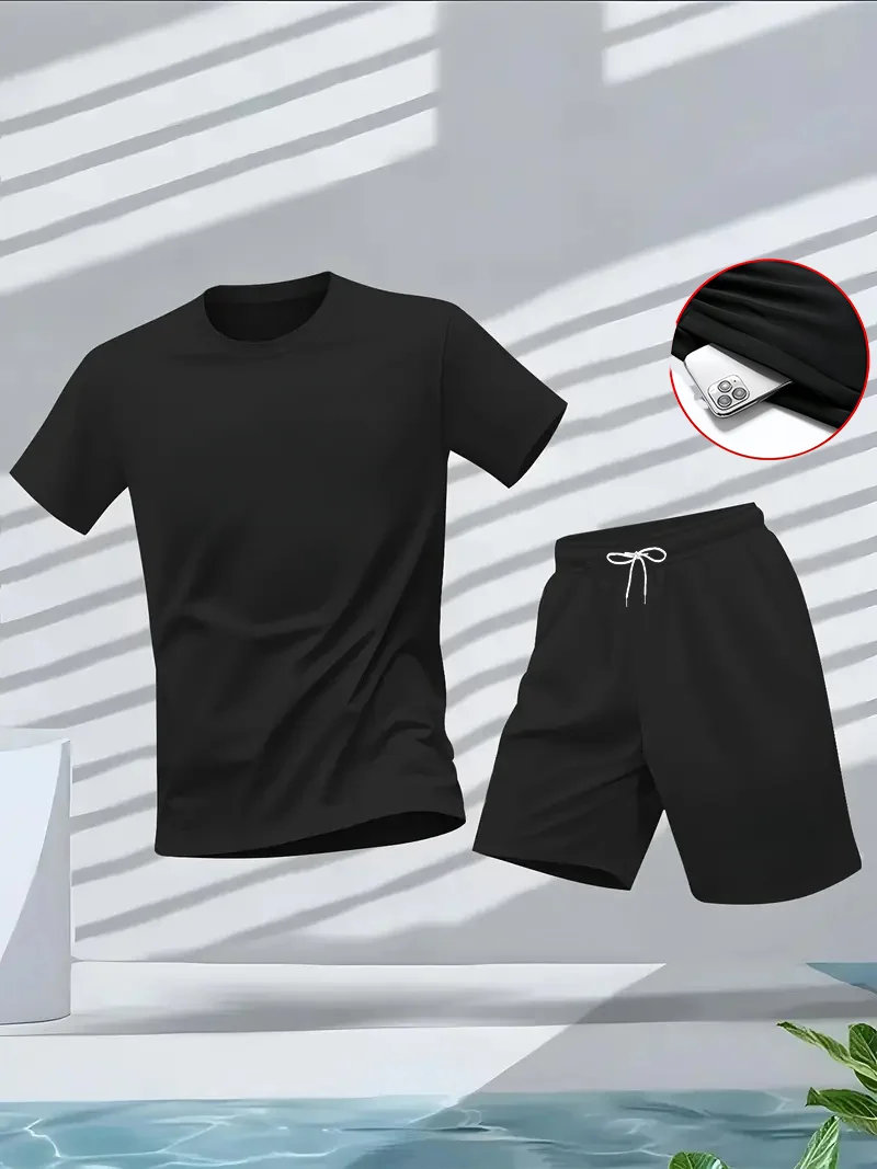 Mens Fashion Ideas - Setelan Pria 2 Potong Set Pakaian
