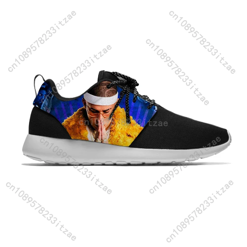 Men'S Fashion Running Shoes - Bad Bunny Hip Hop Rapper Musik