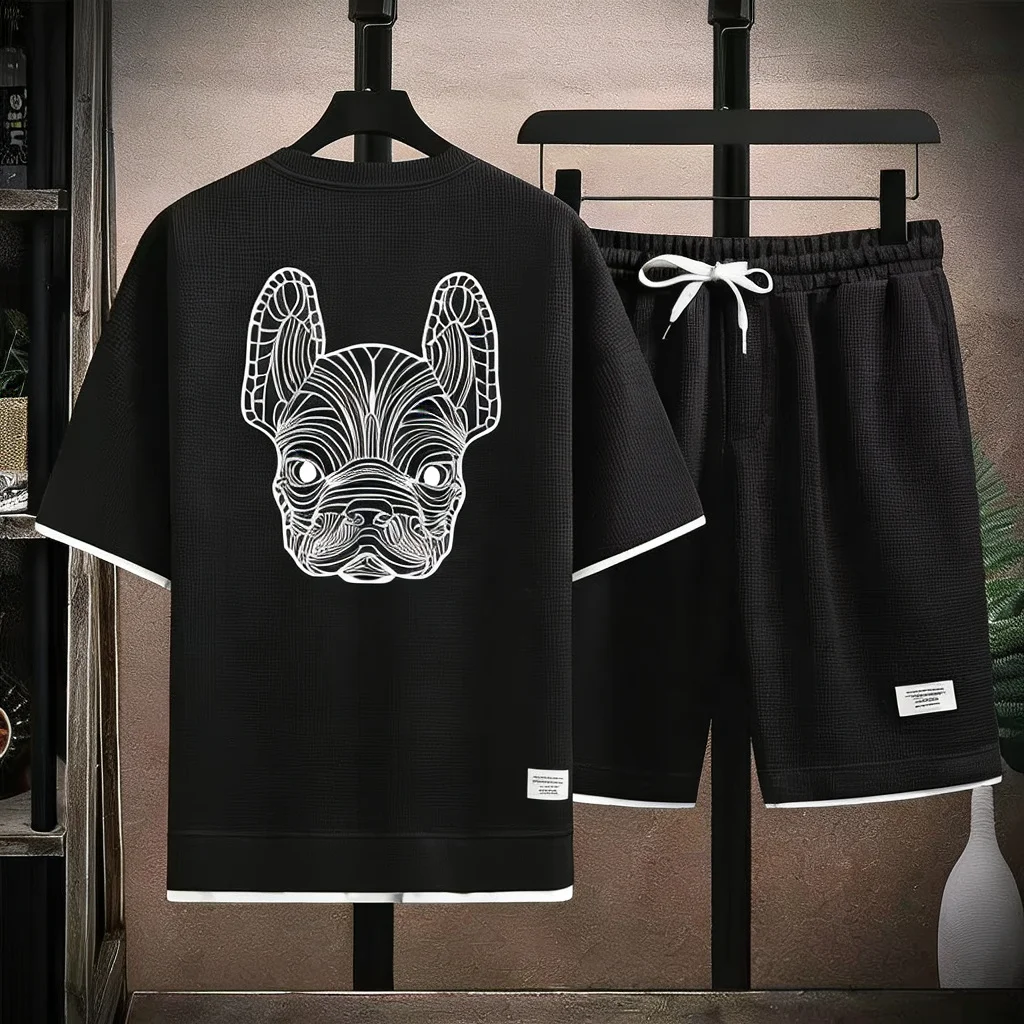 Mens Fashion Ideas - Setelan Kaos Lengan Pendek dan Celana