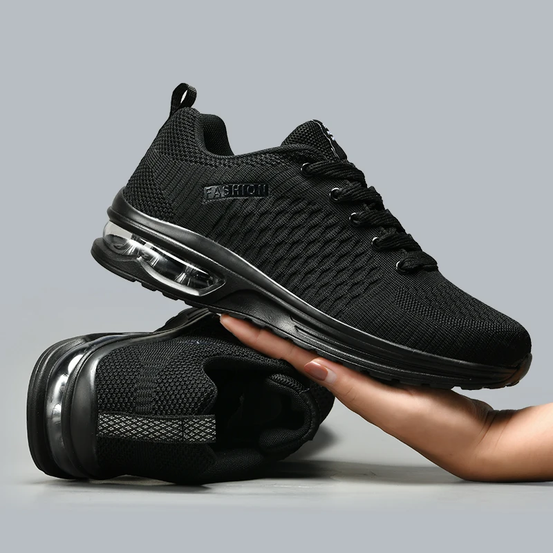 Men'S Fashion Running Shoes - Sepatu Lari Pria Sepatu Kets Bertali