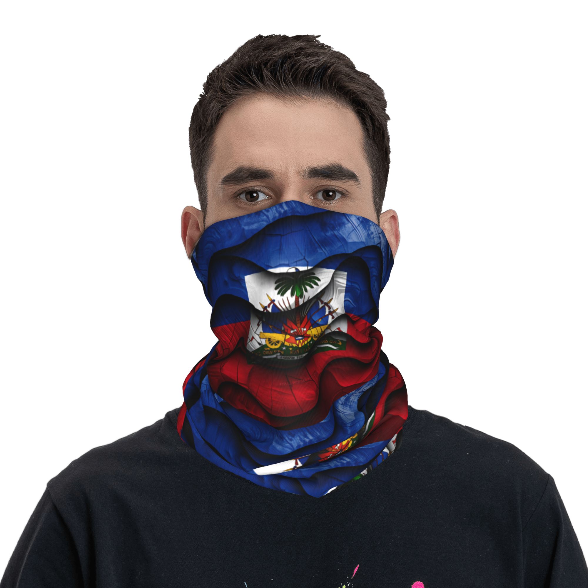 Men'S Fashion Rings - Balaclava Bendera Haiti Masker Taktis Berburu