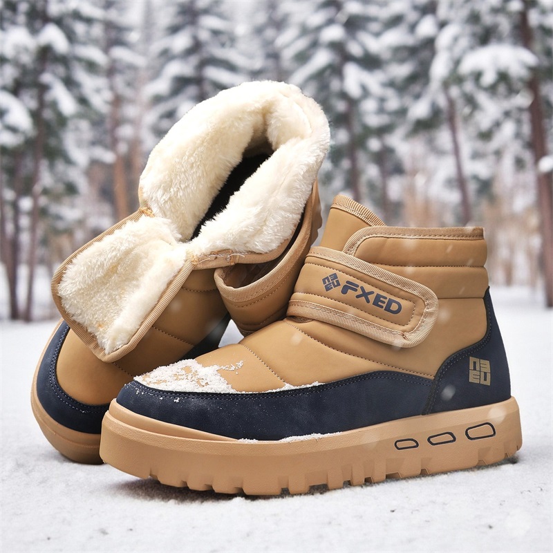 Men'S Fashion Line - Sepatu Bot Salju Pria Musim Gugur