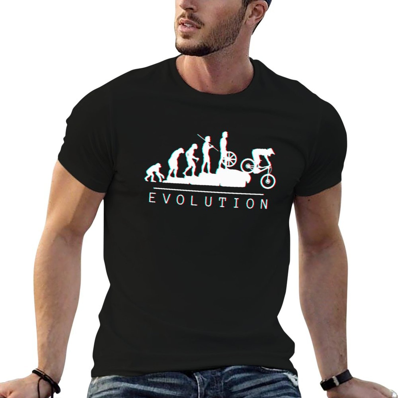 Men'S Fashion Evolution - Kaos MTB Evolution (Putih) Kaos Atasan