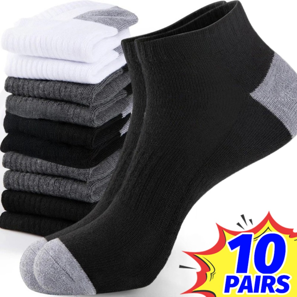 Socks Ankle Men - 1-10 Pasang Kaus Kaki Musim Panas