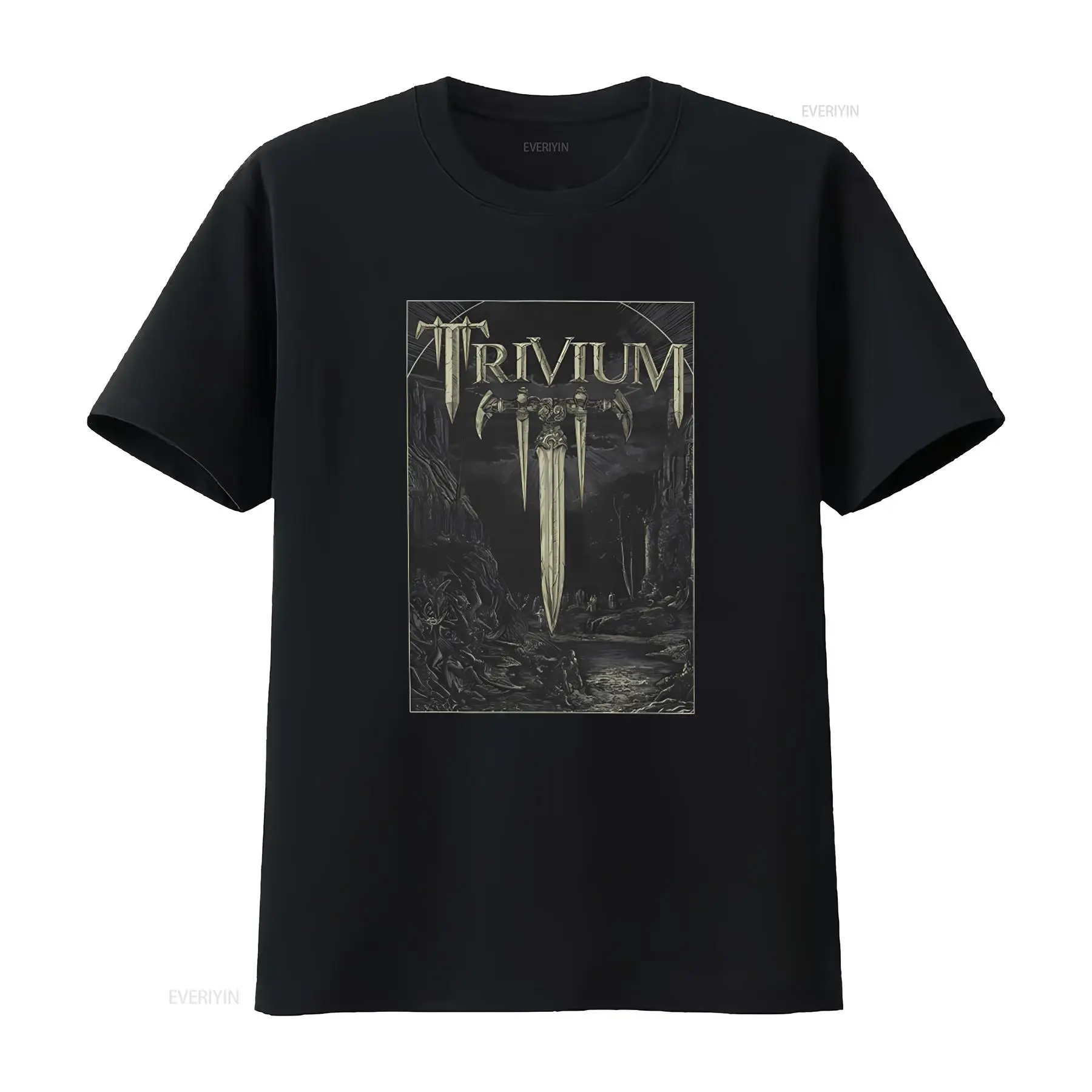 Men'S Fashion Xxl - Kaus Resmi Trivium Battle Metal Band