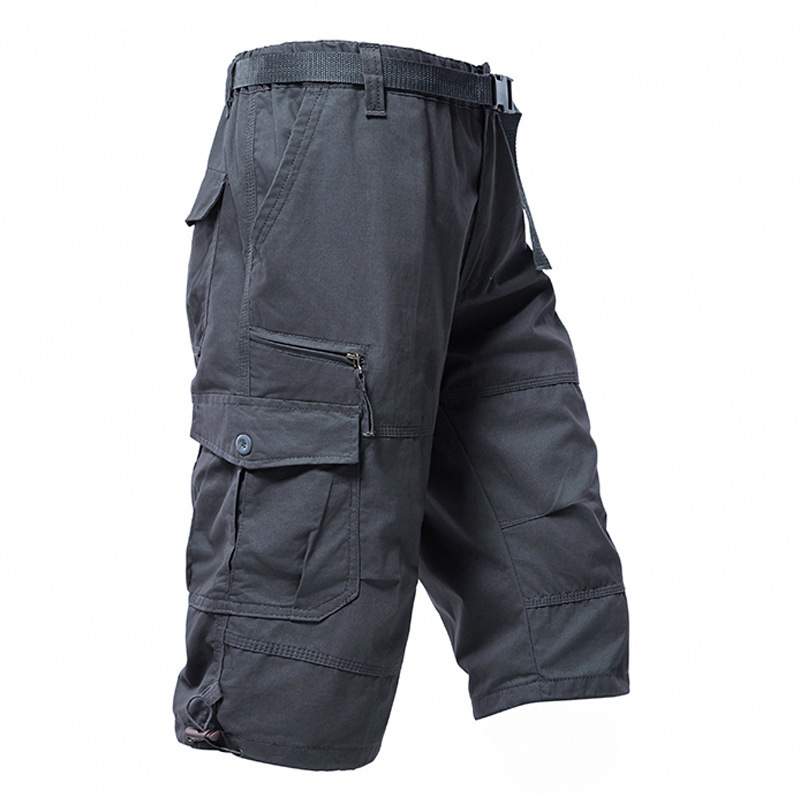 Men'S Fashion Loose Pants - Celana Pendek Pria Katun 3/4 Longgar