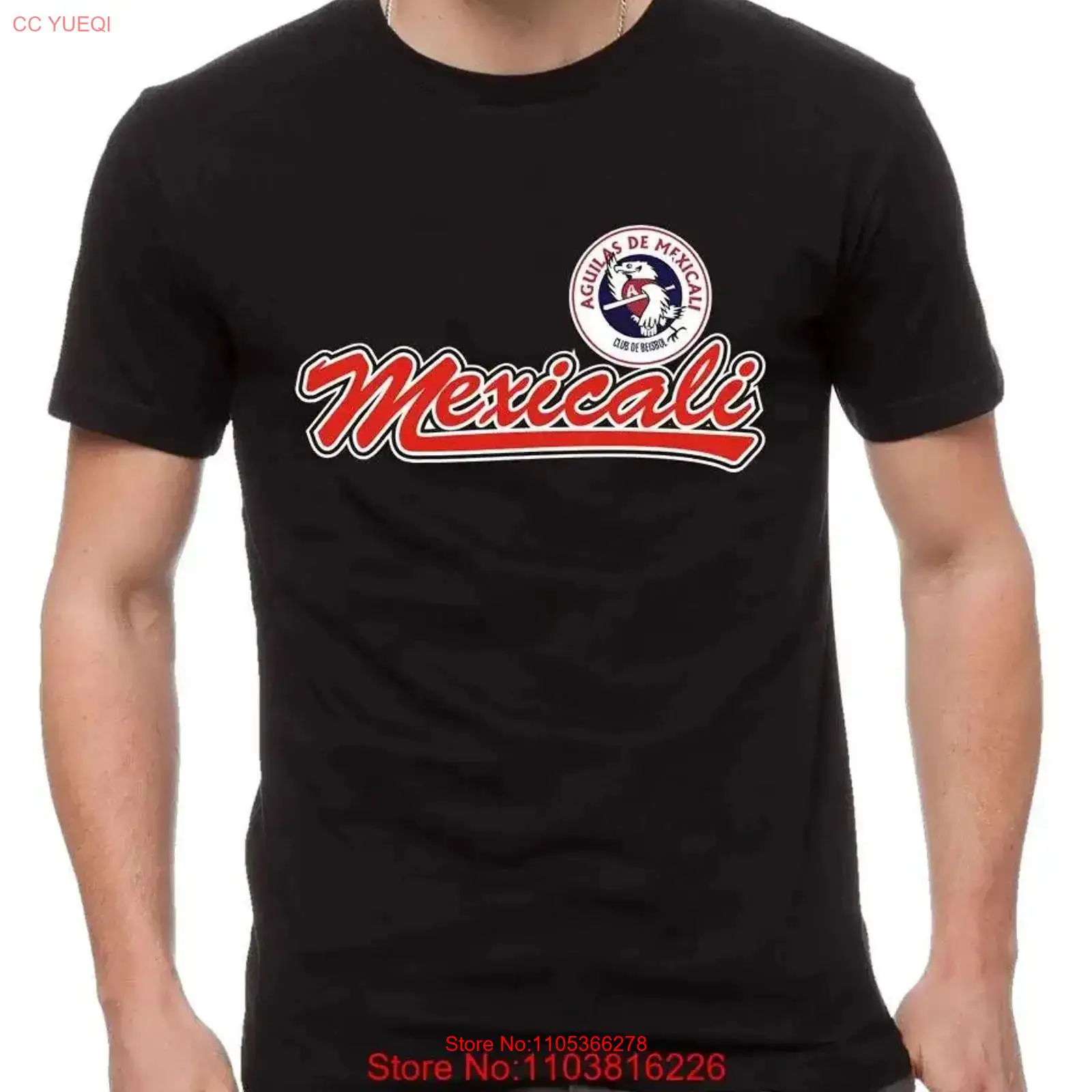 Mens Fashion Mexicali - Kaos Baseball Klub Aguilas de Mexicali