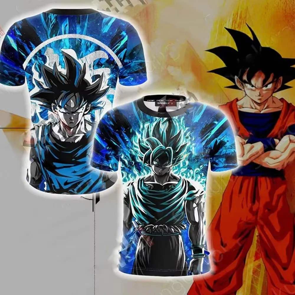 Men'S Fashion Evolution - Kaos 3D Print Tema Dragon Ball