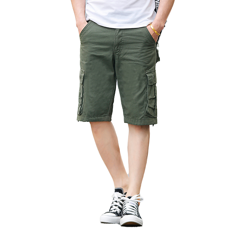 Men'S Fashion Loose Pants - Celana Pendek Kargo Pria Musim Panas