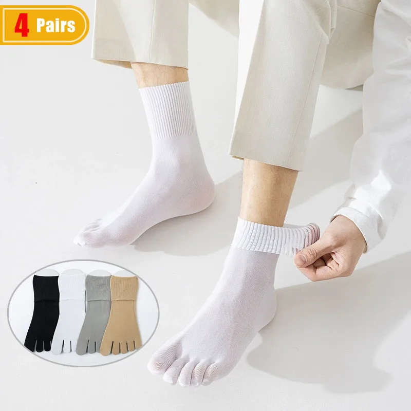 Socks Ankle Men - 4 Pasang Kaus Kaki Lima Jari