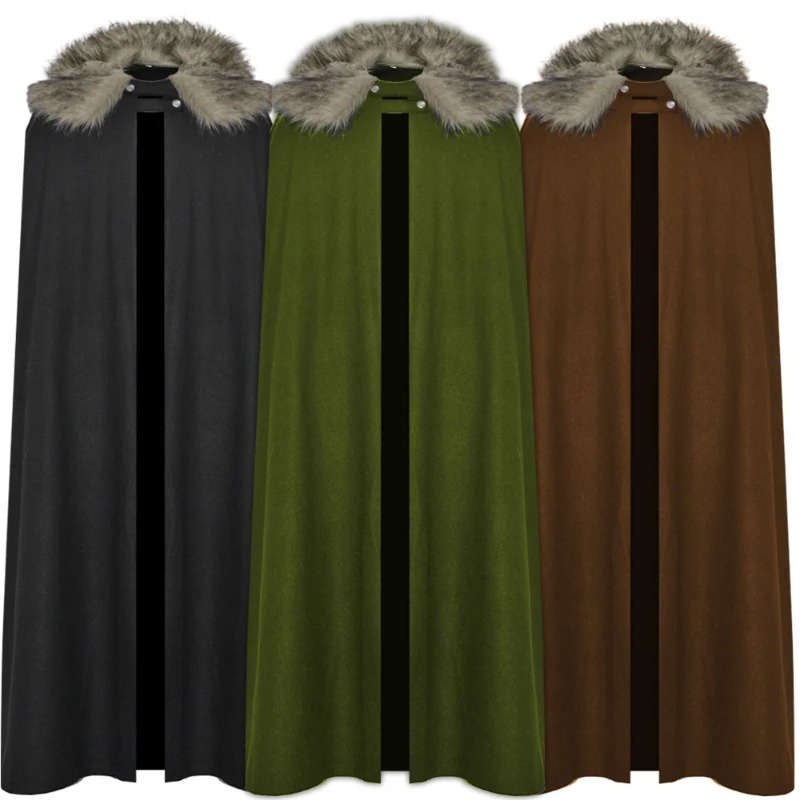 Mantel Jubah Retro Celtic Viki - Men'S Fashion Korea ulasan dan harga