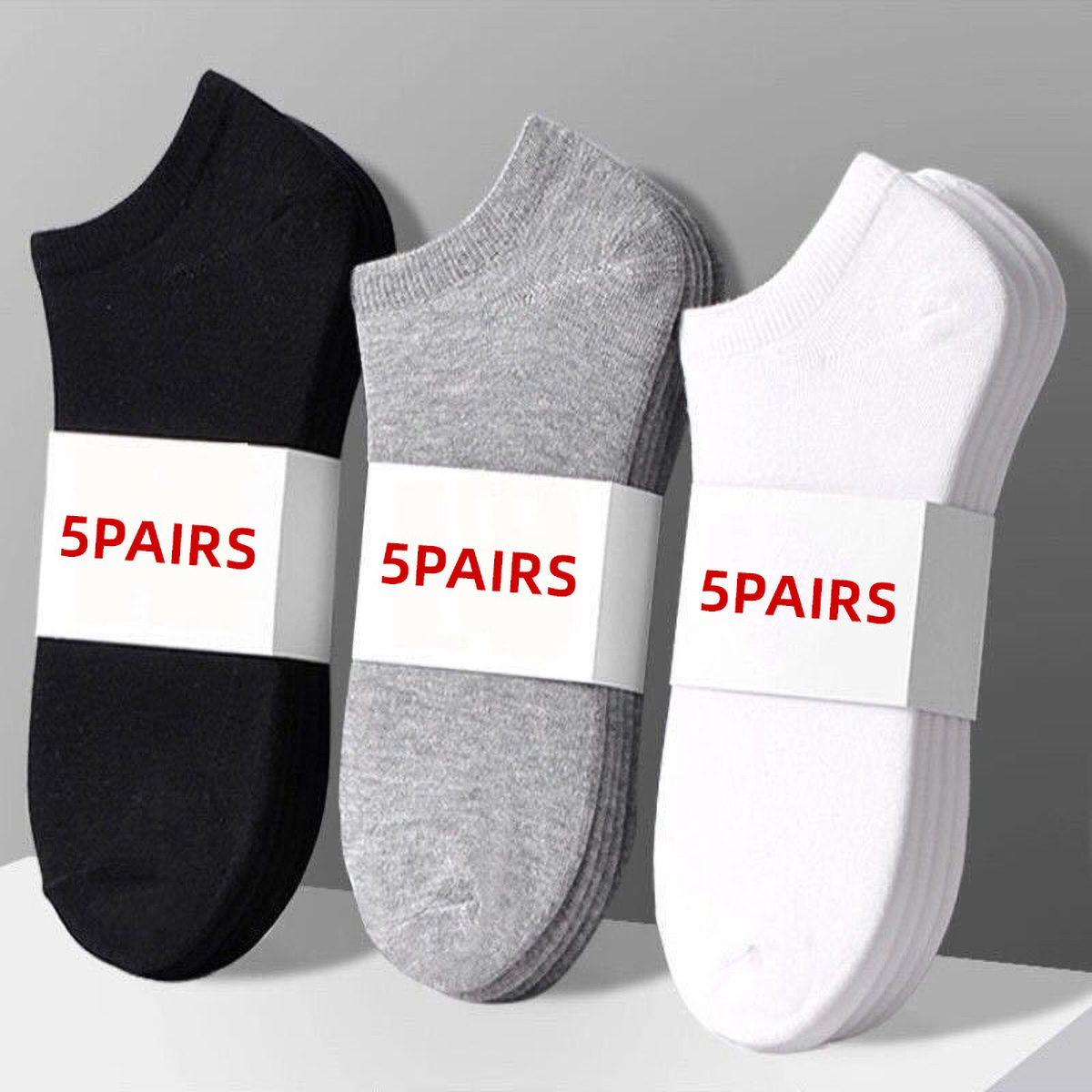 5 Pasang Kaos Kaki Kasual Unis - Socks Ankle Men ulasan dan harga