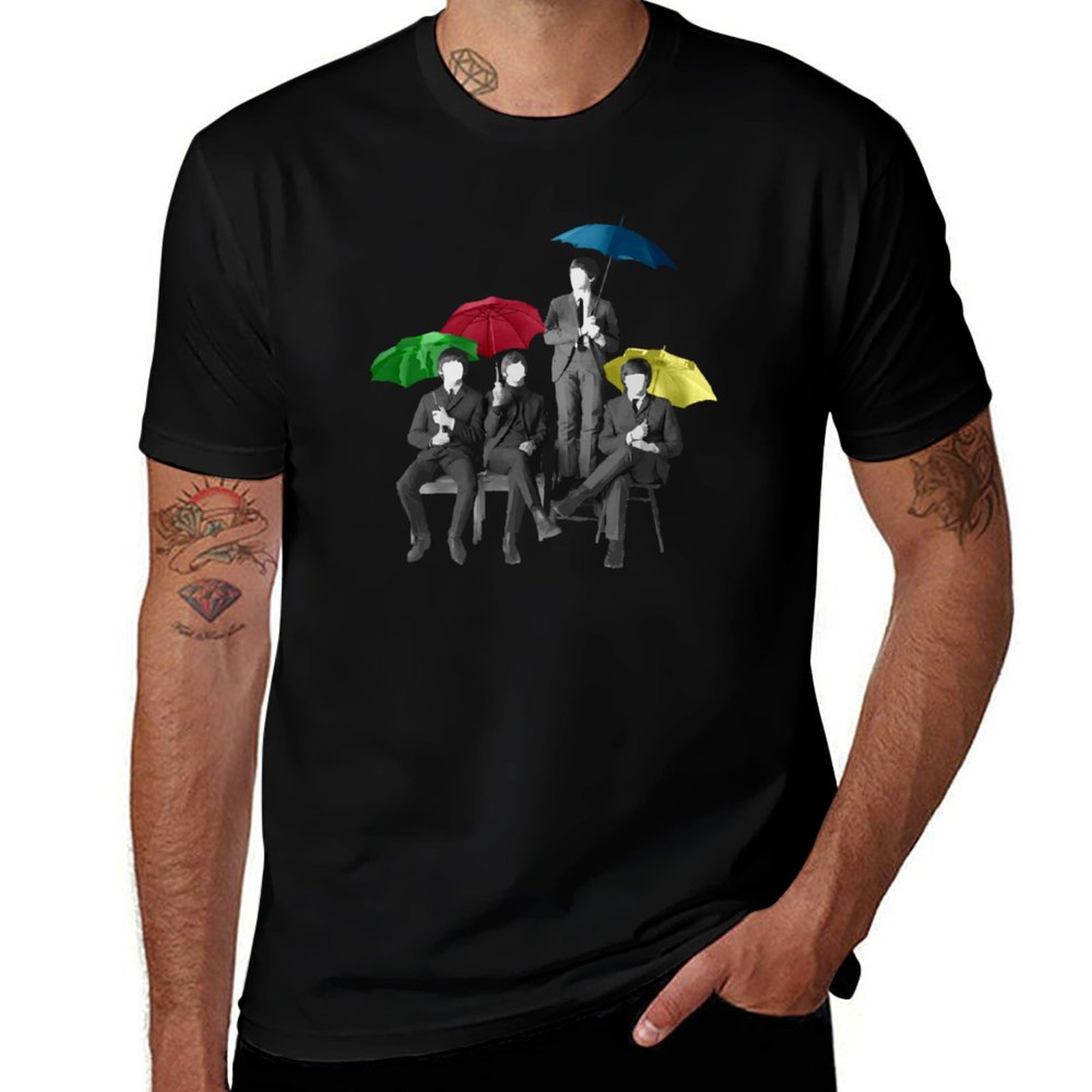 Kaos Umbrella Fab Four Kaos Ka - Men'S Fashion Umbrella ulasan dan harga