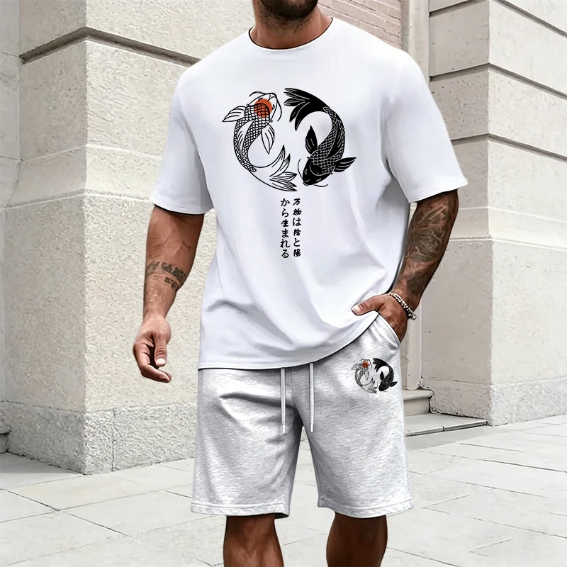 Pakaian Olahraga Pria Pola Yin - Mens Fashion Urban ulasan dan harga