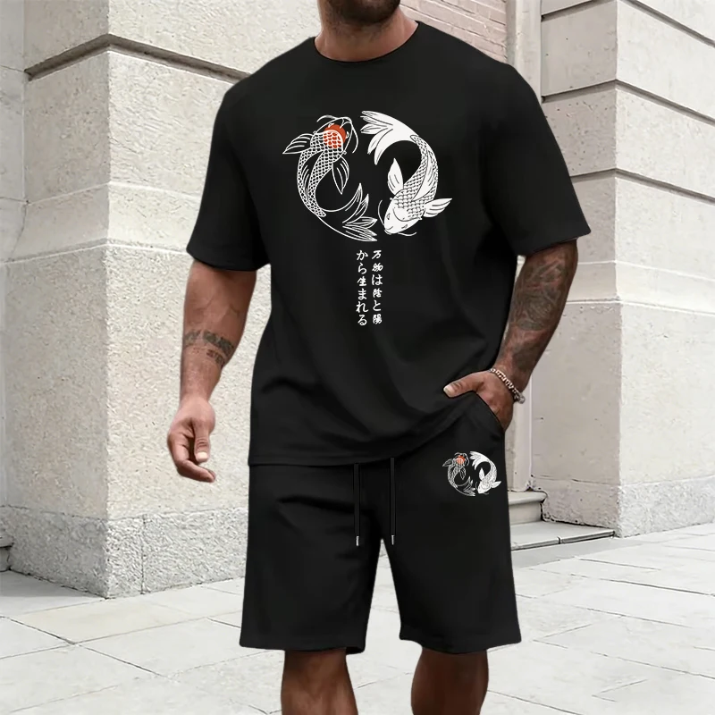 Pakaian Olahraga Pria Pola Yin - Mens Fashion Urban ulasan dan harga