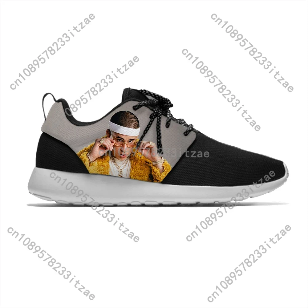 Bad Bunny Hip Hop Rapper Musik - Men'S Fashion Running Shoes ulasan dan harga