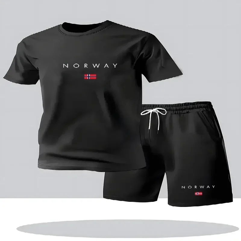 Setelan Kaos dan Celana Pendek - Mens Fashion Urban ulasan dan harga