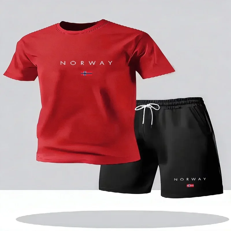 Setelan Kaos dan Celana Pendek - Mens Fashion Urban ulasan dan harga