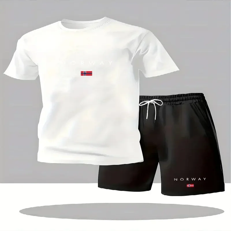Setelan Kaos dan Celana Pendek - Mens Fashion Urban ulasan dan harga