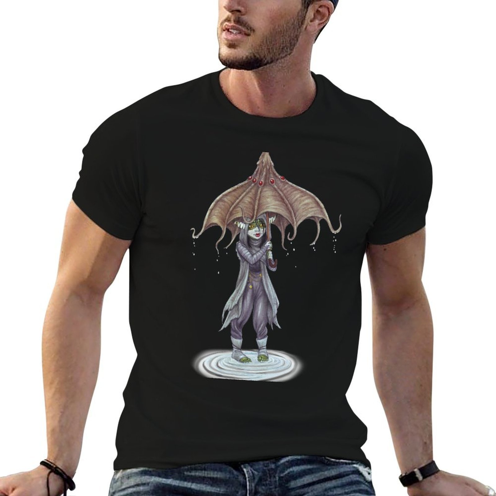 Nott n umbrella T-Shirt Kaos K - Men'S Fashion Umbrella ulasan dan harga