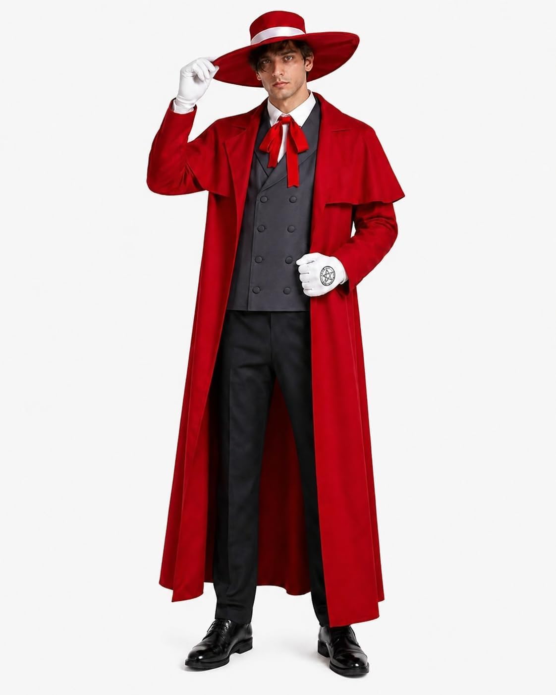 Kostum Cosplay Anime Alucard P - Mens Fashion Vest ulasan dan harga