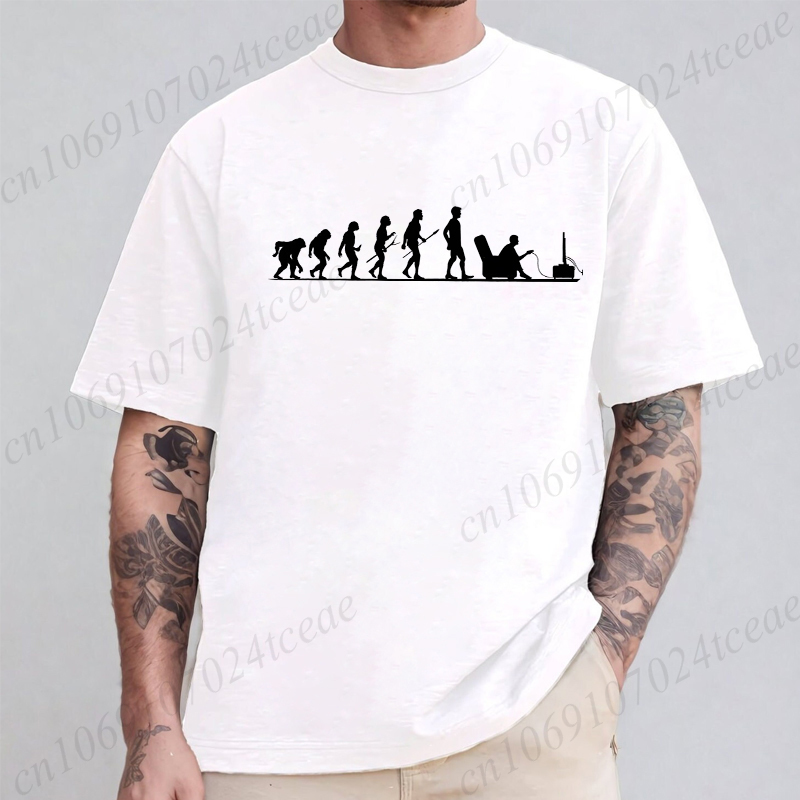 Kaus Pria Musim Panas Kaus Gam - Men'S Fashion Evolution ulasan dan harga