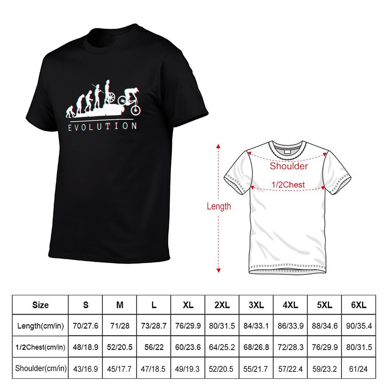 Kaos MTB Evolution (Putih) Kao - Men'S Fashion Evolution ulasan dan harga