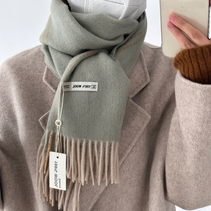 Syal wol 100% kualitas bagus e - Men'S Fashion Korea ulasan dan harga