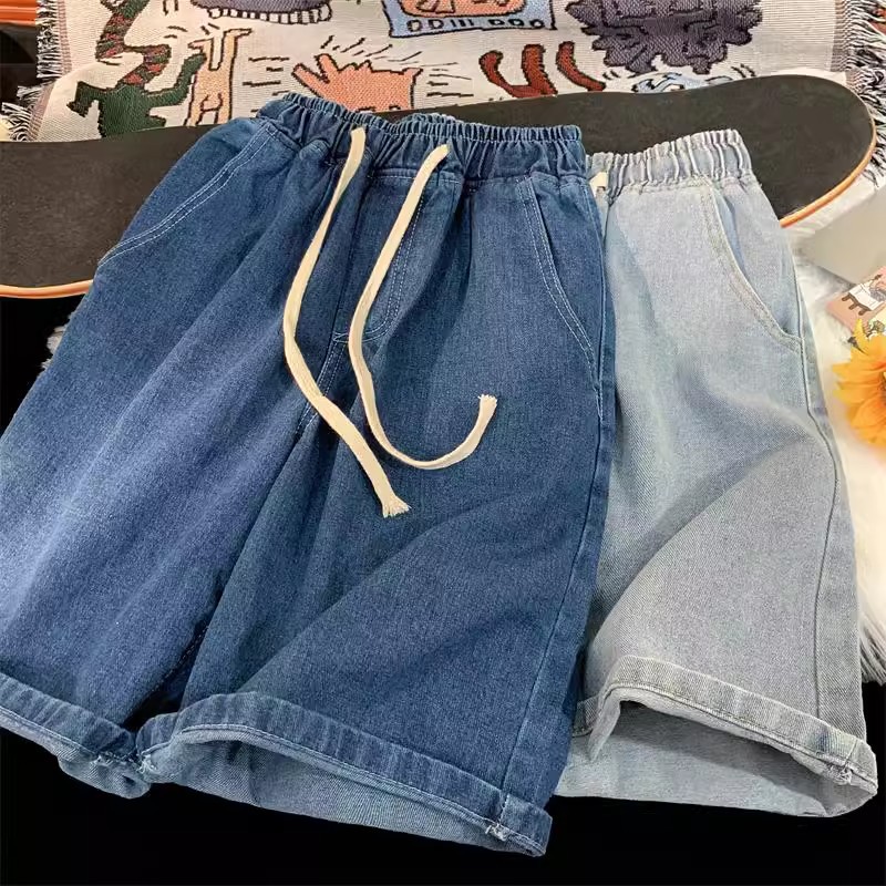Celana Jeans Pria Gaya Korea V - Men'S Fashion Loose Pants ulasan dan harga