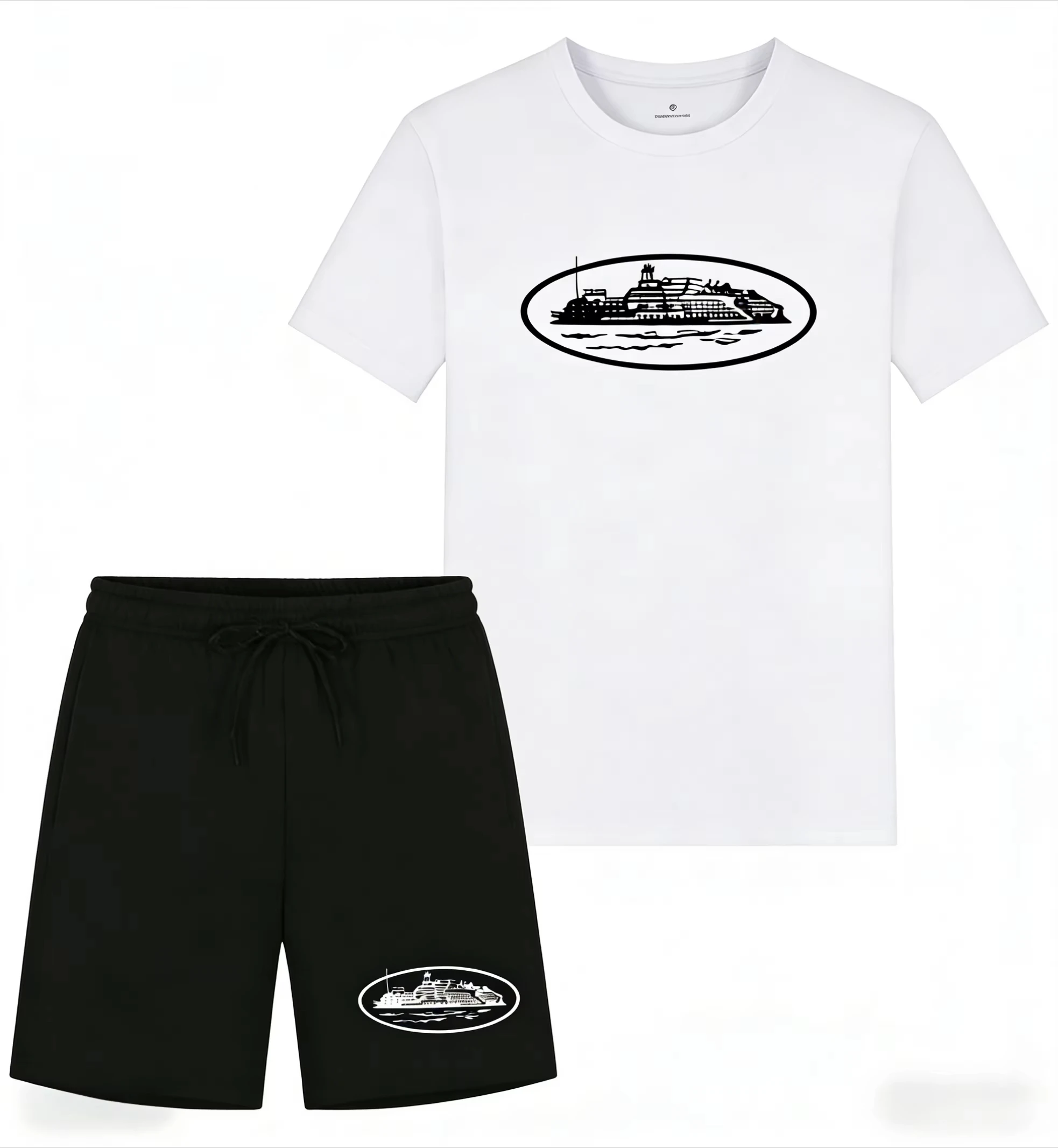 Kaos dan Celana Pendek Motif P - Mens Fashion Ideas ulasan dan harga