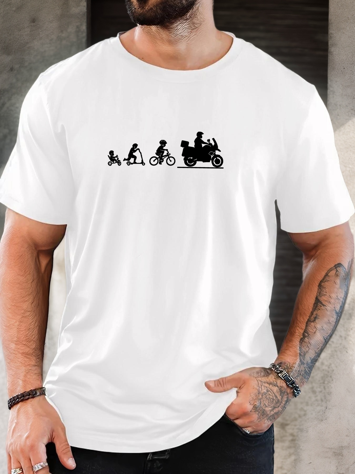 Kaos Pria Hitam Basic Fashion, - Men'S Fashion Evolution ulasan dan harga