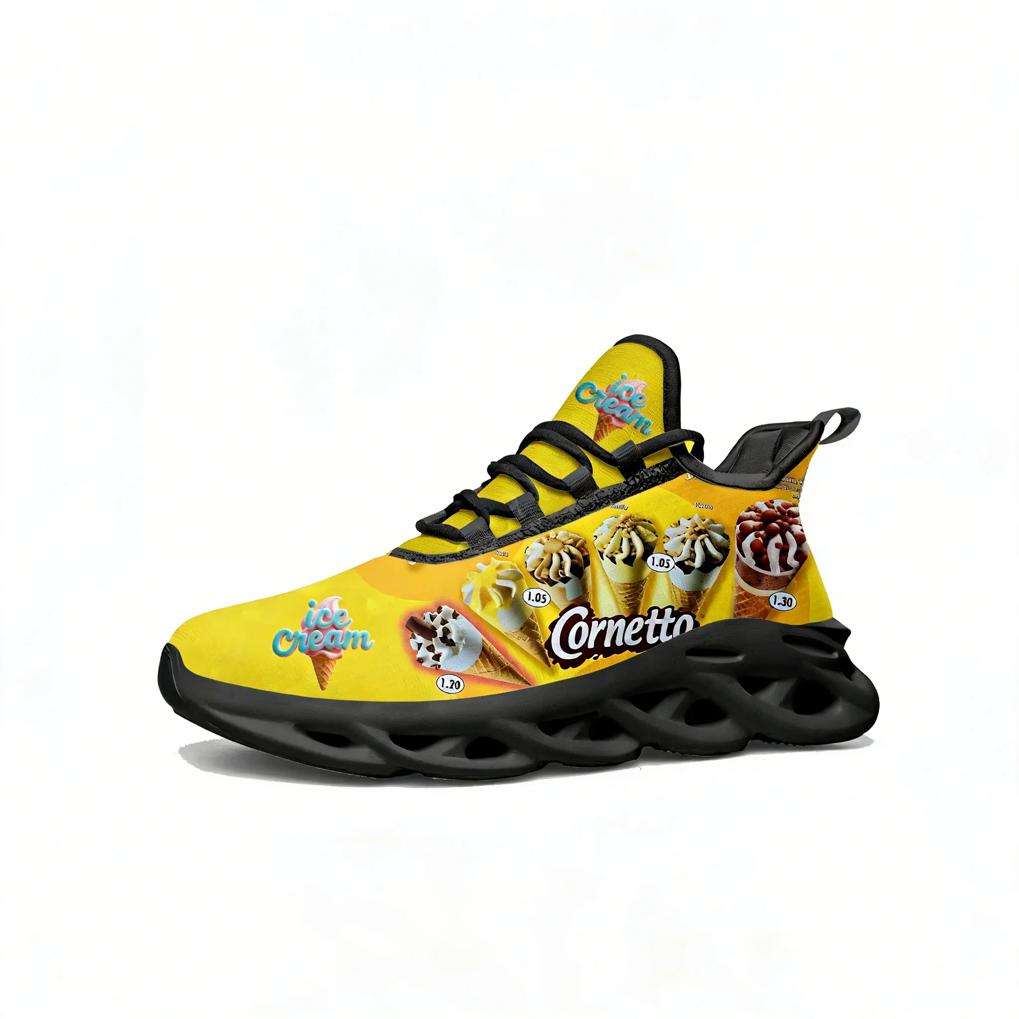Sepatu Jaring Renda Es Krim Se - Men'S Fashion Running Shoes ulasan dan harga