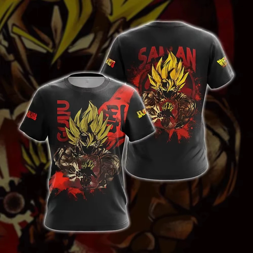 Kaos 3D Print Tema Dragon Ball - Men'S Fashion Evolution ulasan dan harga