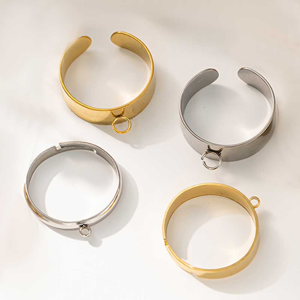 5 Buah/Lot Dasar Cincin Terbuk - Men'S Fashion Rings ulasan dan harga