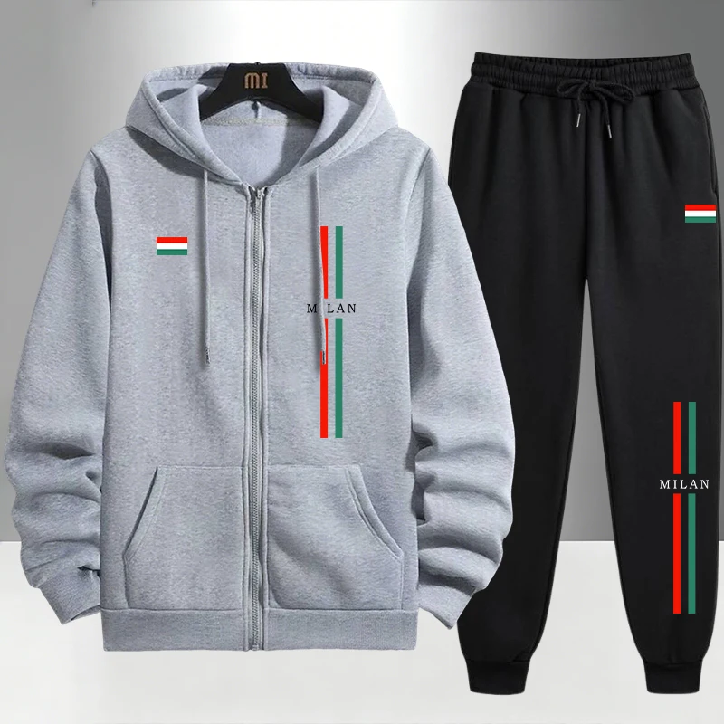 Setelan Hoodie dan Celana Panj - Mens Fashion Urban ulasan dan harga