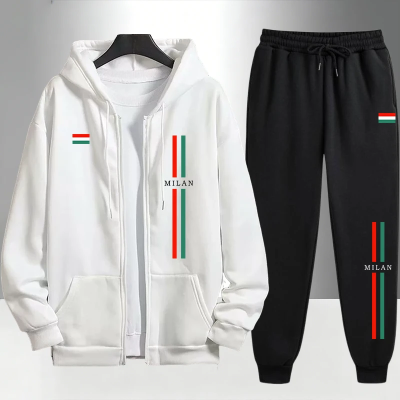 Setelan Hoodie dan Celana Panj - Mens Fashion Urban ulasan dan harga