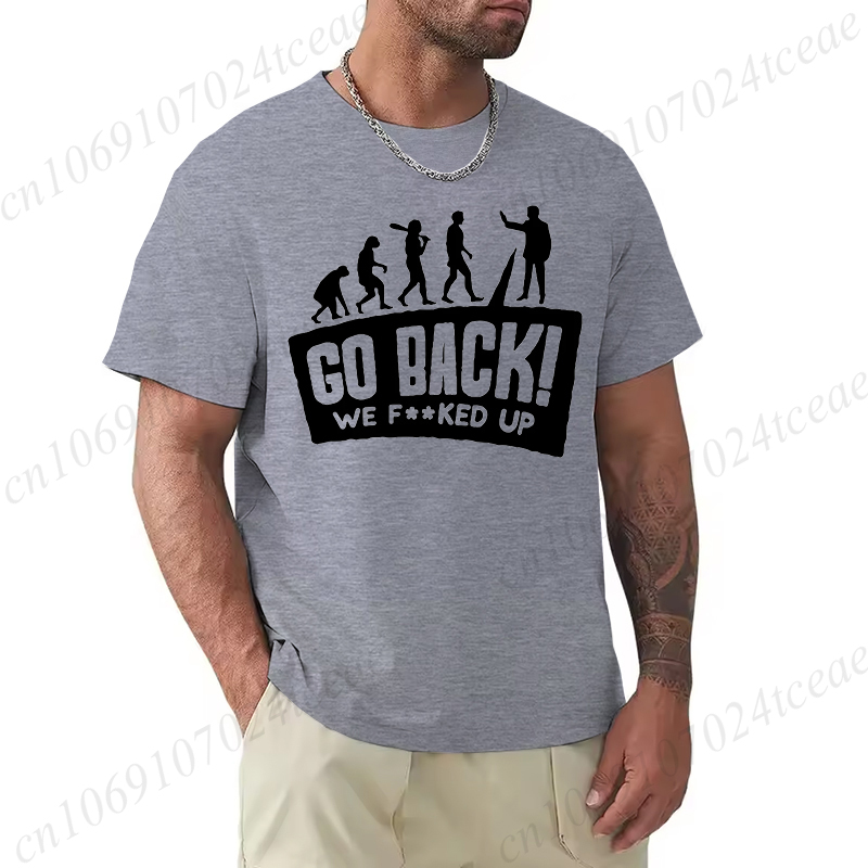 Kaos Pria Bertema Evolusi Ukur - Men'S Fashion Evolution ulasan dan harga