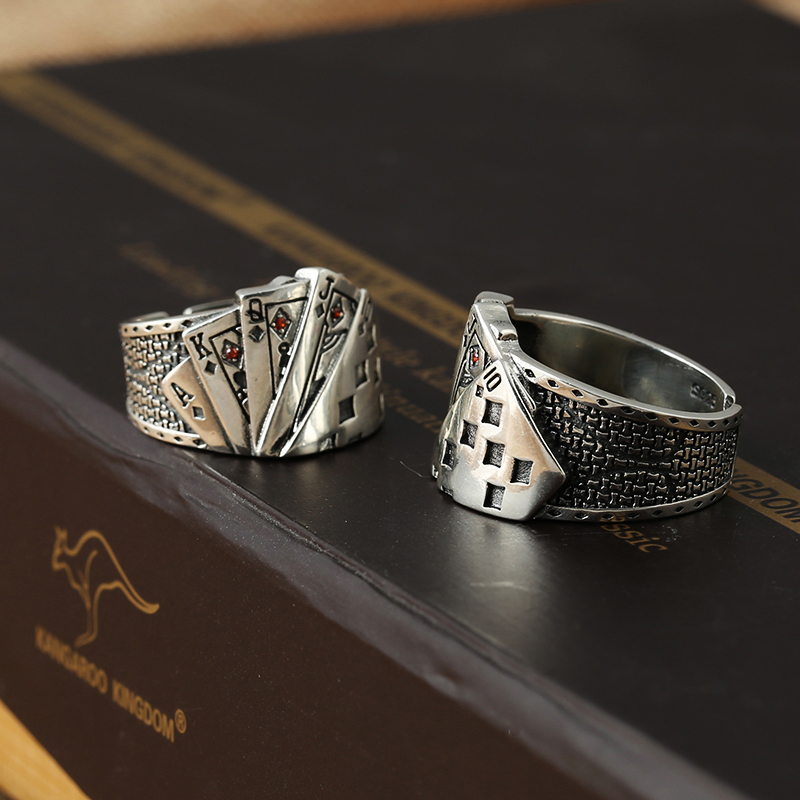 Cincin perak Thailand kreatif  - Men'S Fashion Rings ulasan dan harga