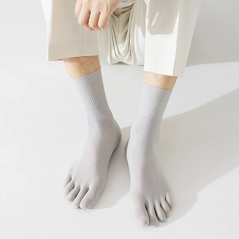 4 Pasang Kaus Kaki Lima Jari T - Socks Ankle Men ulasan dan harga