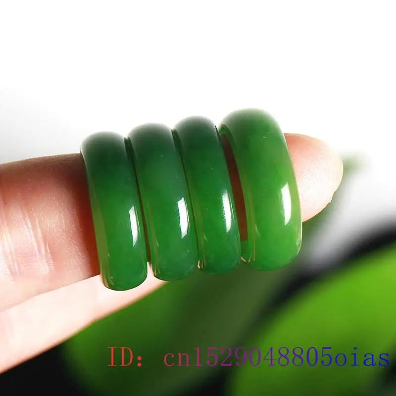 Cincin Giok Hetian Hijau Alami - Men'S Fashion Rings ulasan dan harga