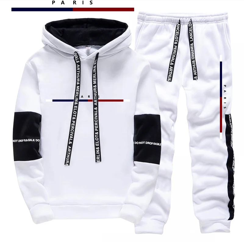 Setelan Pria Motif Cetak Paris - Mens Fashion Urban ulasan dan harga